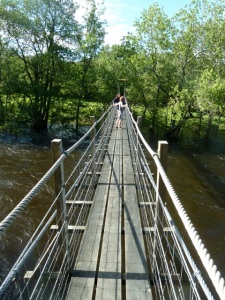 The fun and fabulous wobbly bridge.... too much fun!!!